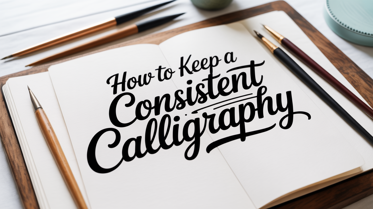 How to Keep a Consistent Slant in Calligraphy