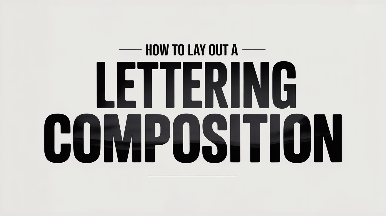 How to Lay Out a Balanced Lettering Composition