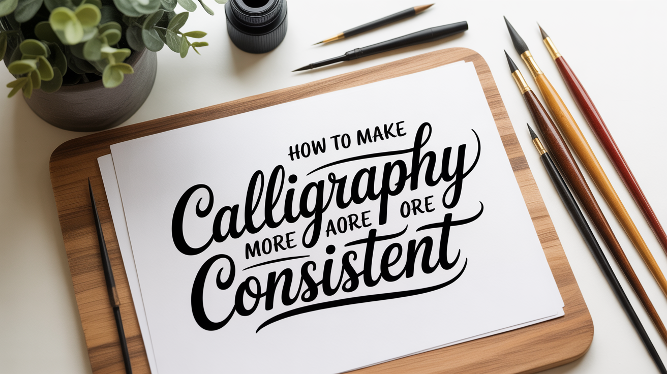 How to Make Your Calligraphy More Consistent