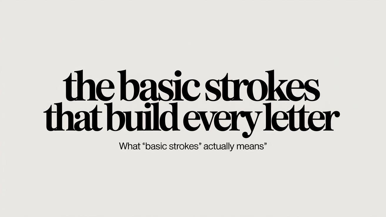 What "Basic Strokes" Actually Means