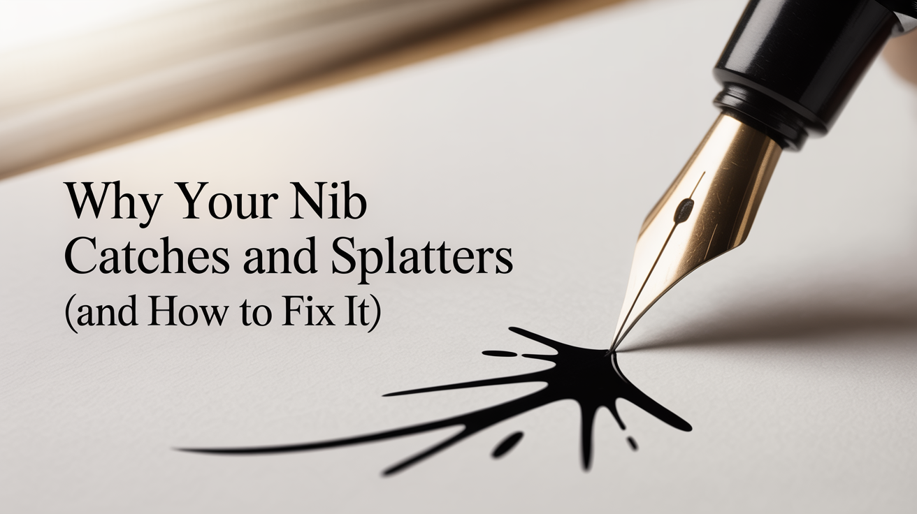 Why Your Nib Catches and Splatters (and How to Fix It)
